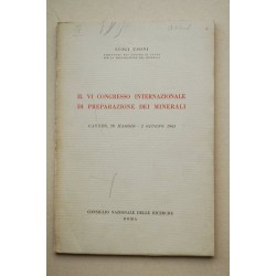 Il VI Congresso internazionale di preparazione dei...