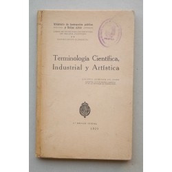Terminología científica, industrial y artística : libros...