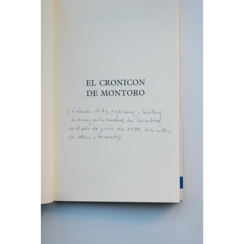 El Cronicón de Montoro