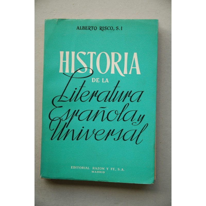 Historia de la literatura española y universal
