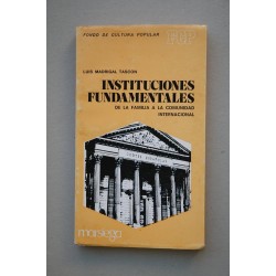 Instituciones fundamentales de la familia a la comunidad