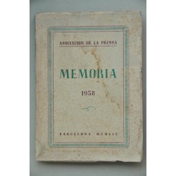 Memoria, año 1958