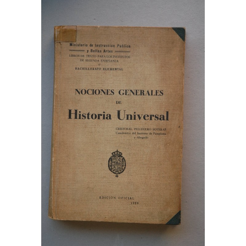 Nociones generales de historia universal