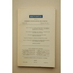 REVISTA de la Comisión Internacional de Juristas.--Vol....