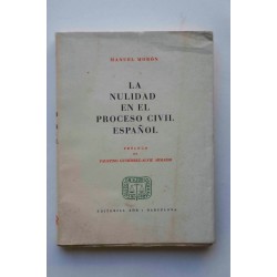 La nulidad en el proceso civil español