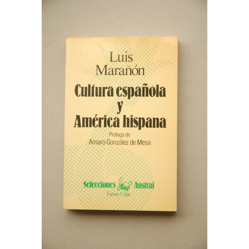 Cultura española y América hispana