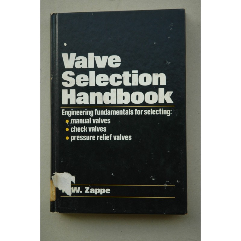Valve selection handbook