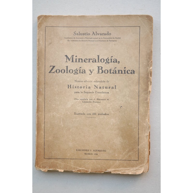 Mineralogía, zoología y botánica. Para la segunda enseñanza