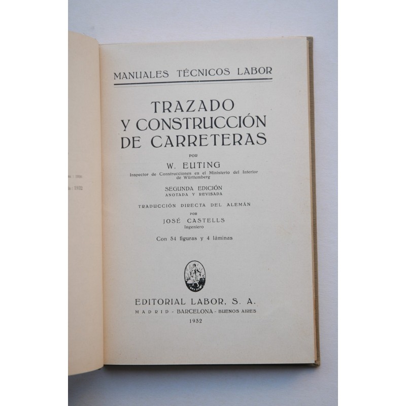 Trazado y construcción de carreteras