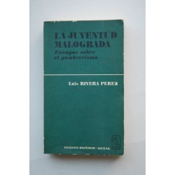 La juventud malograda : ensayos sobre el gamberrismo