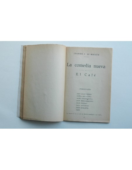 Padre / Suarez de Deza. La comedia nueva o el café / Moratín