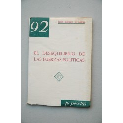 El desequilibrio de las fuerzas políticas: desde el...