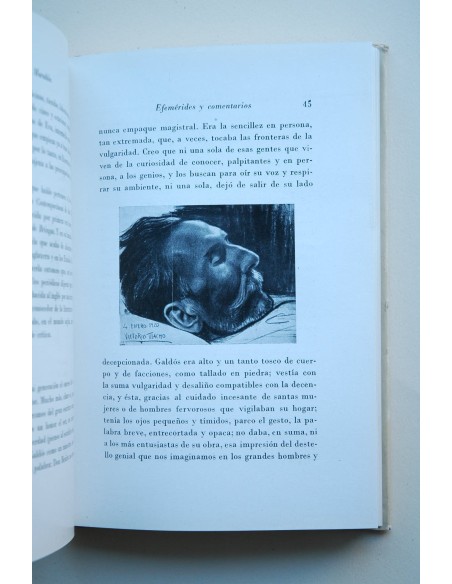 Efemérides y comentarios, 1952-1954