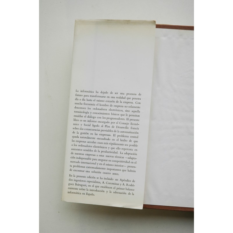 La informática : consecuencias previsibles del...