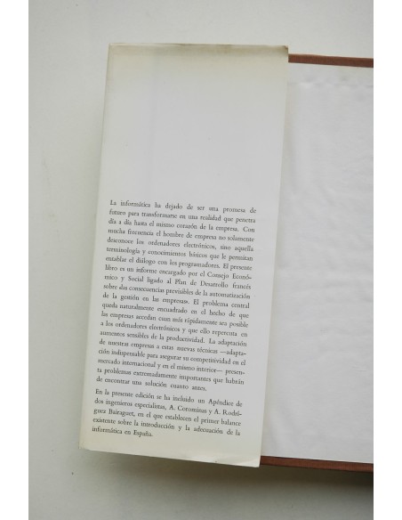 La informática : consecuencias previsibles del desarrollo de la automatización del management empresarial