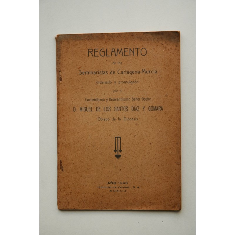 Reglamento de los Seminaristas de Cartagena-Murcia