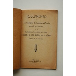 Reglamento de los Seminaristas de Cartagena-Murcia 2