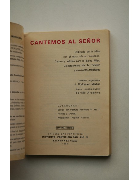 Cantemos al Señor
