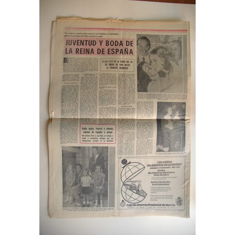 Hoja del Lunes de Murcia (24 noviembre 1975)...