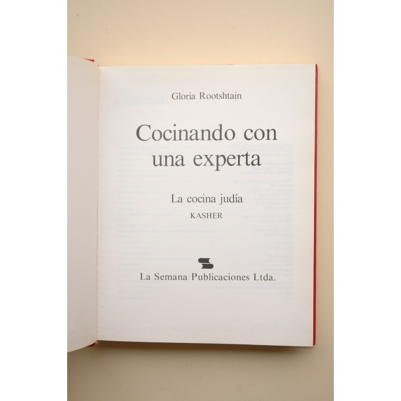Cocinando con una experta : la cocina judía Kasher