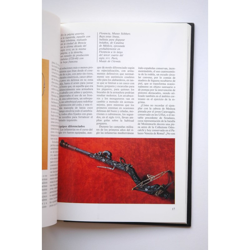 Objetos de arte : armas, instrumentos musicales