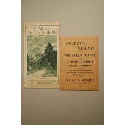 CARTE de la Suisse : 1 mapa escala 1: 650.000 del...
