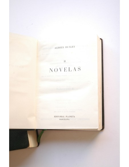 Novelas de Aldous Huxley