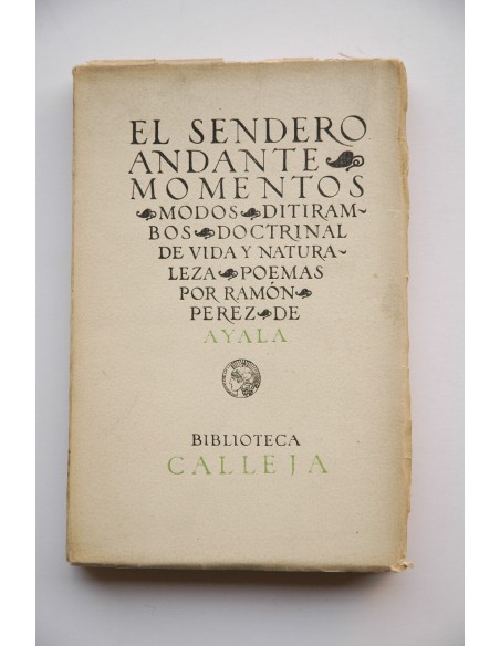 El sendero andante : poemas