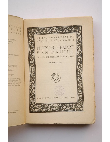 Nuestro padre San Daniel 
