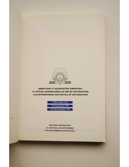 Donostiako 42. Nazioarteko Zinemaldia   42 º FESTIVAL Internacional de Cine de Donostia-San Sebastián
