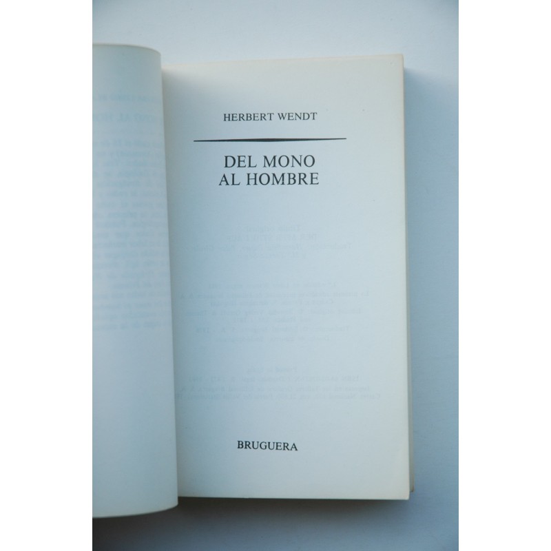 Del mono al hombre 