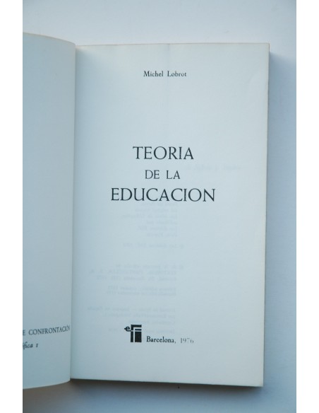 Teoría de la educación