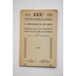 El nerviosismo de los niños y medida en los hábitos...