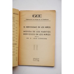 El nerviosismo de los niños y medida en los hábitos... 2