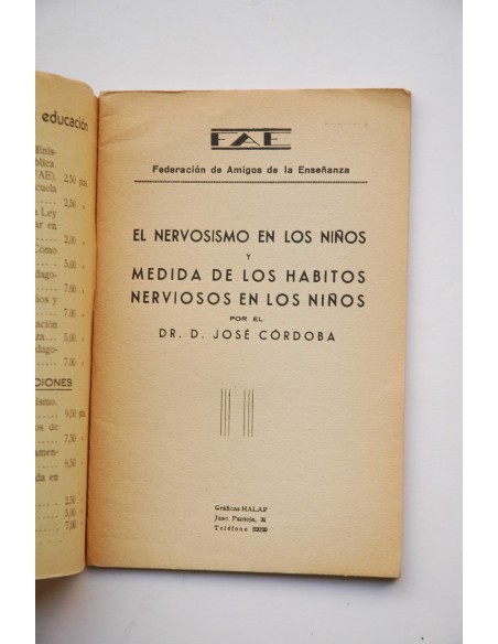 El nerviosismo de los niños y medida en los hábitos nerviosos en los niños