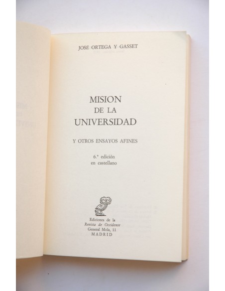 Misión de la universidad