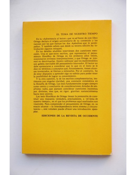 El tema de nuestro tiempo