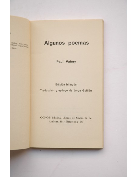 Algunos poemas