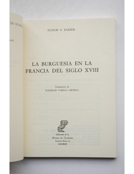 La burguesía en la Francia del siglo XVIII
