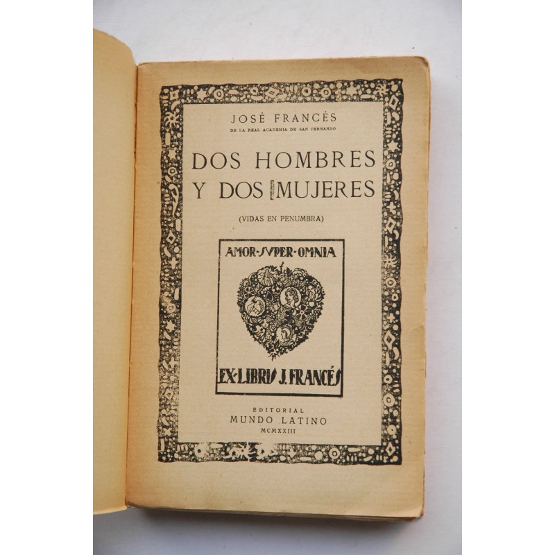 Dos hombres y dos mujeres. Vidas en penumbra