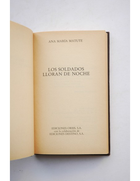 Los soldados lloran de noche