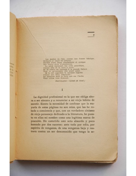 Un intelectual y su carcoma