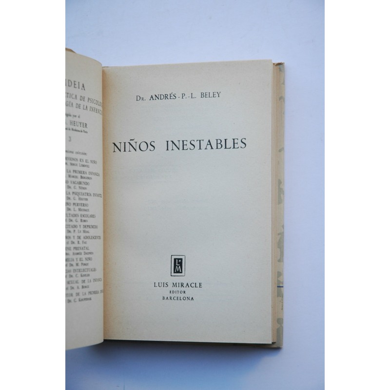 Niños inestables