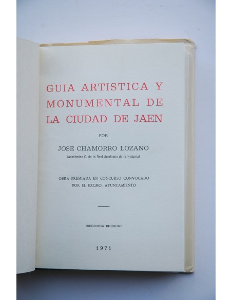 Guía artística monumental de la Ciudad de Jaén