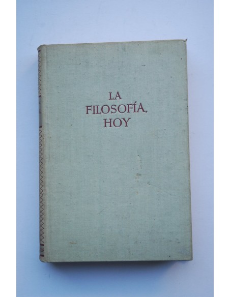 La filosofía hoy