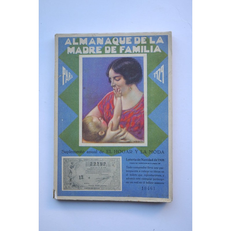 Almanaque de la madre de familia para 1929 : verdadera enciclopedia del hogar
