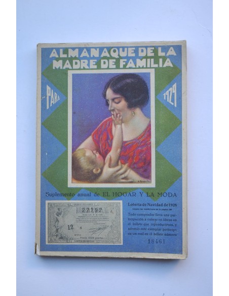 Almanaque de la madre de familia para 1929 : verdadera enciclopedia del hogar