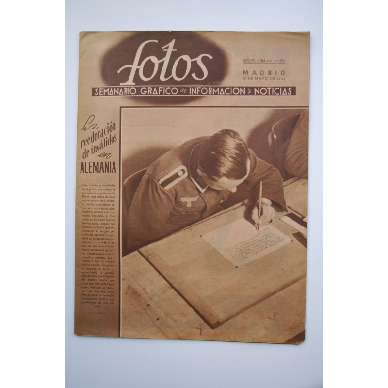 Fotos : semanario gráfico de información y noticias. nº 273. 1942