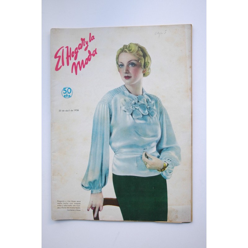 El hogar y la moda - Nº 1093 (25 abril ,1936)