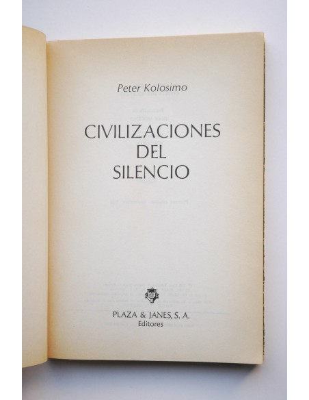 Civilizaciones del silencio